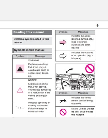 toyota kluger 2022-2023 owners manual